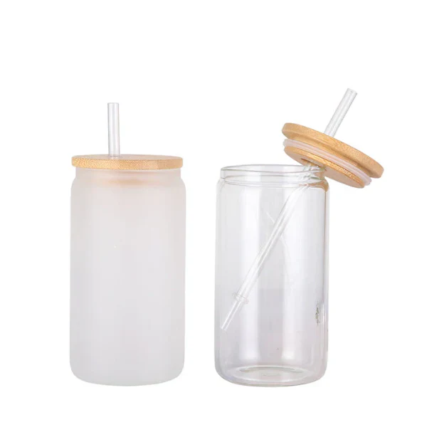 16OZ Frosted Glass Tumbler - Image 3