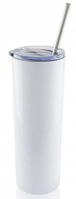 20 OZ Sublimation Tumbler - White - Image 2
