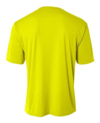 A4 N3142 Cooling Performance Crew - Safety Yellow - Image 3