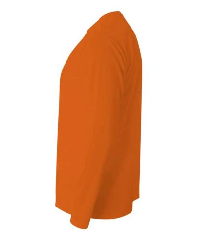 A4 N3165 Cooling Performance Long Sleeve - Athletic Orange - Image 2