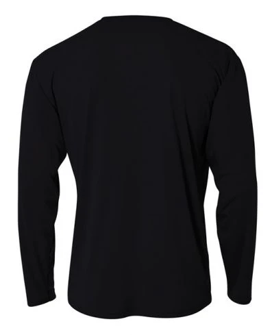 A4 N3165 Cooling Performance Long Sleeve - Black - Image 3