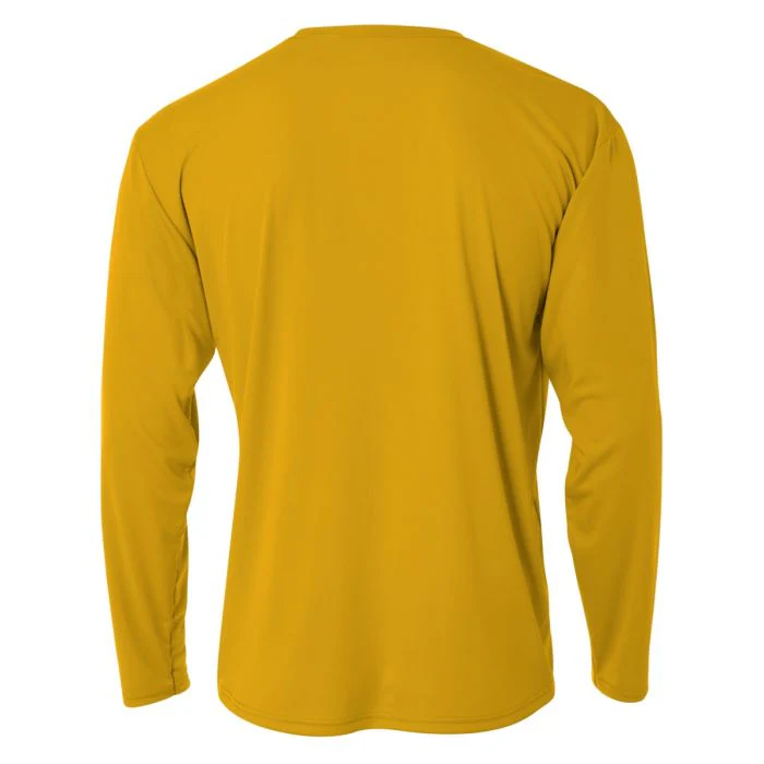 A4 N3165 Cooling Performance Long Sleeve - Gold - Image 2