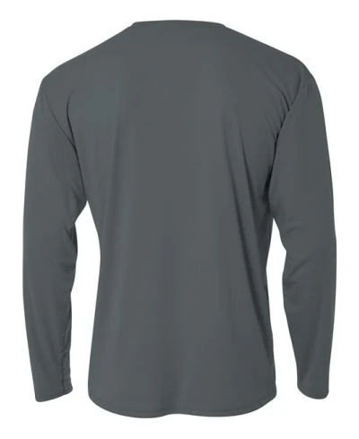 A4 N3165 Cooling Performance Long Sleeve - Graphite - Image 3