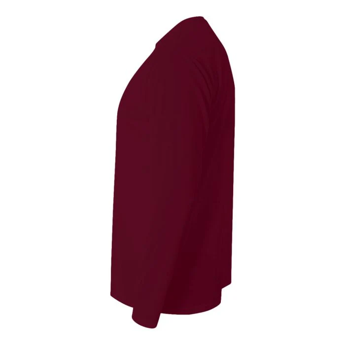 A4 N3165 Cooling Performance Long Sleeve - Maroon - Image 3