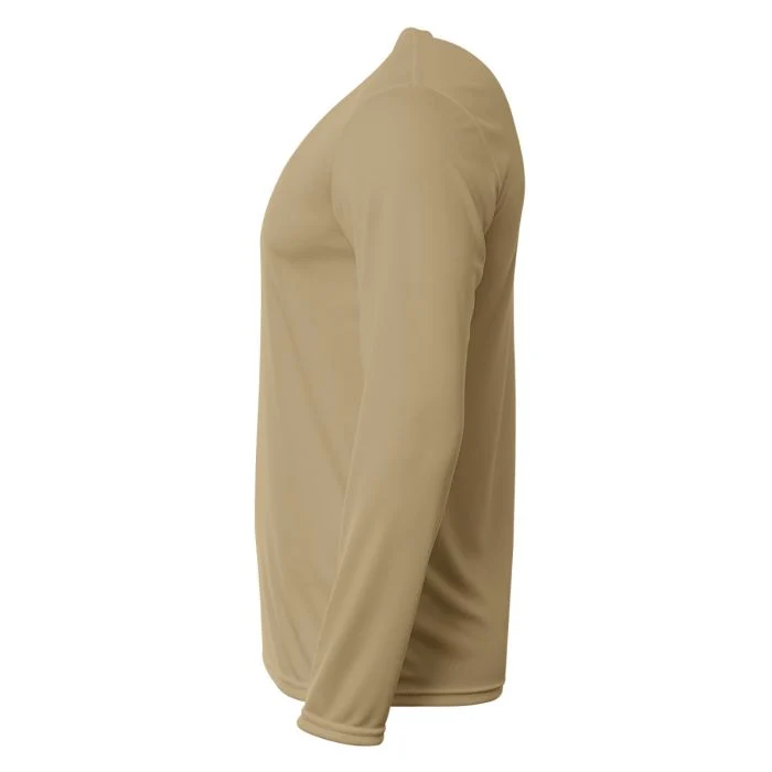 A4 N3165 Cooling Performance Long Sleeve - Sand - Image 3