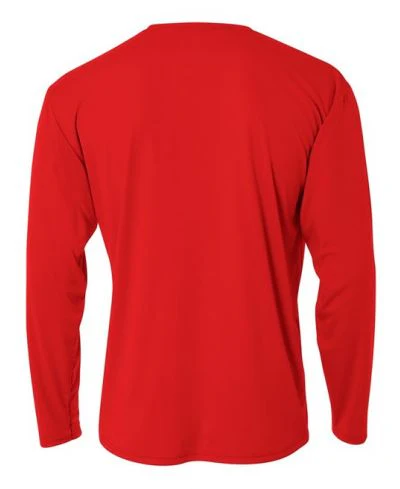 A4 N3165 Cooling Performance Long Sleeve - Scarlet - Image 3