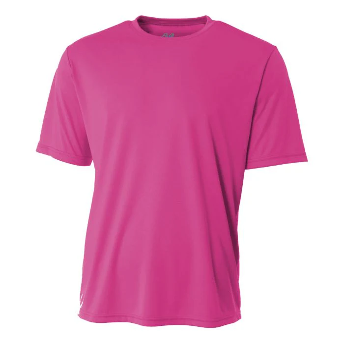 A4 NB3142 Youth Cooling Performance Crew - Fuchsia - Image 2