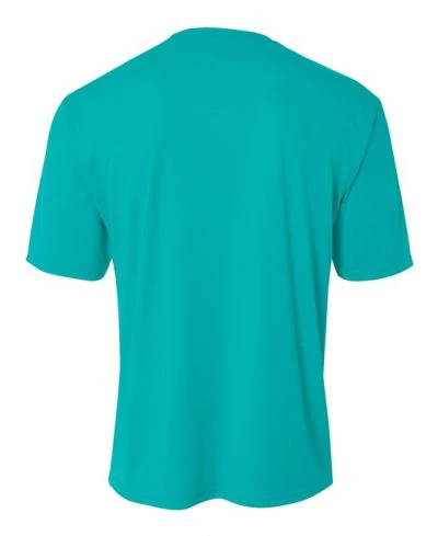 A4 NB3142 Youth Cooling Performance Crew - Teal - Image 3