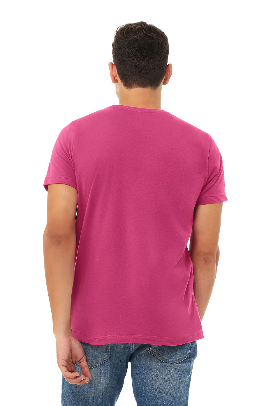 Bella Canvas 3001 Adult Round Neck - Berry - Image 3