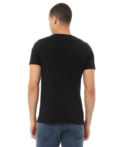 Bella Canvas 3001 Adult Round Neck - Black - Image 3