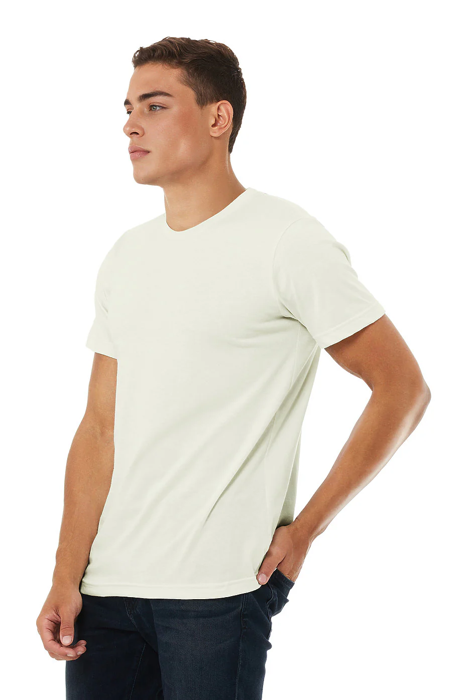 Bella Canvas 3001 Adult Round Neck - Citron - Image 2