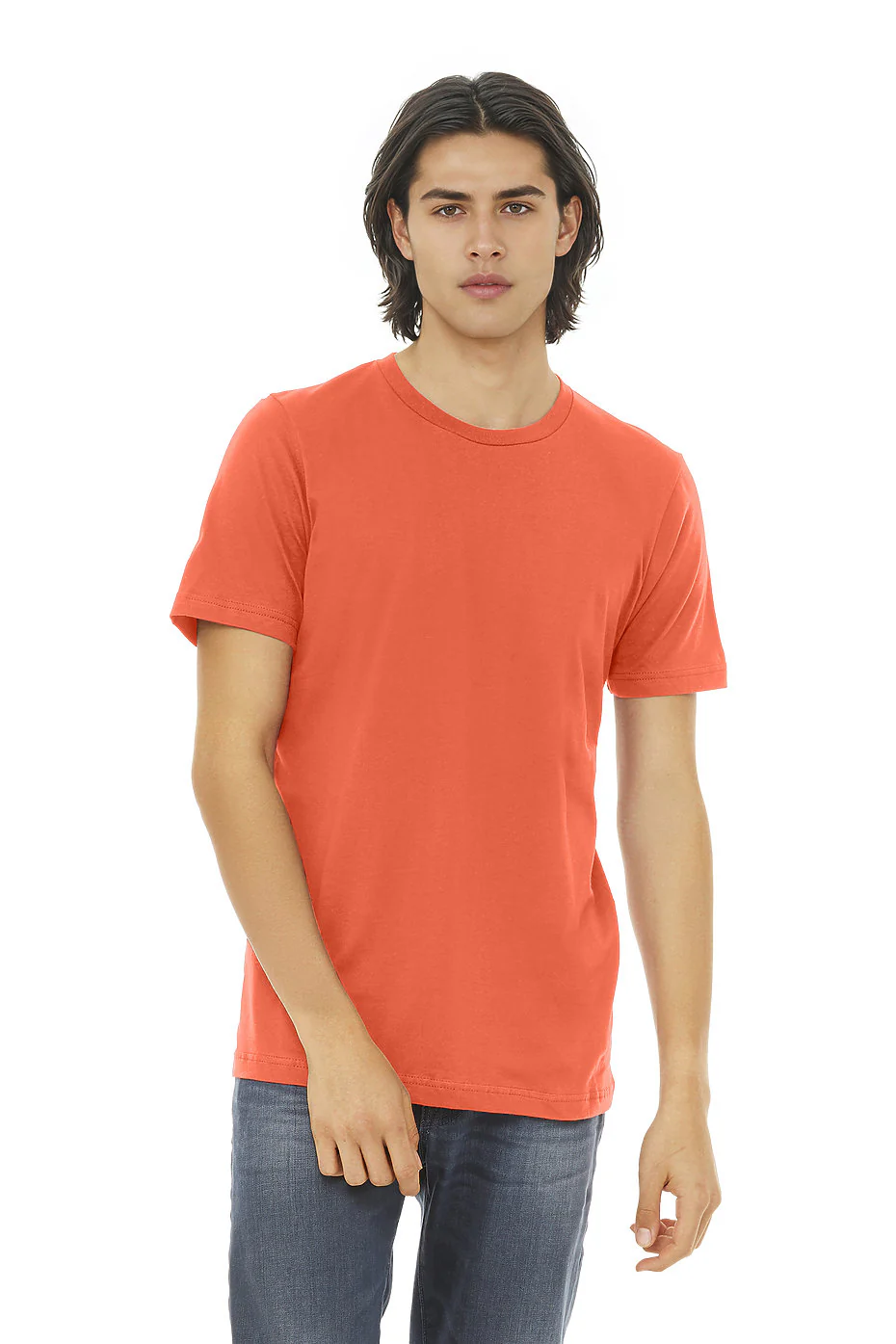 Bella Canvas 3001 Adult Round Neck - Coral
