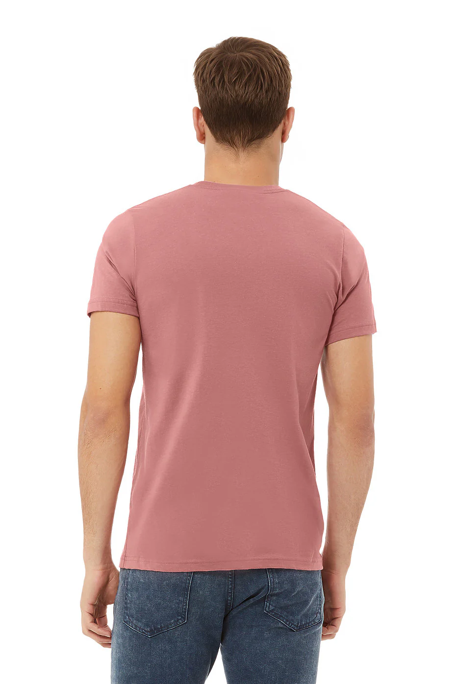 Bella Canvas 3001 Adult Round Neck - Mauve - Image 3