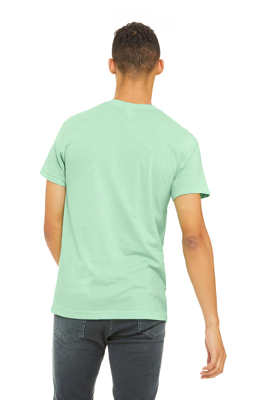Bella Canvas 3001 Adult Round Neck - Mint - Image 3