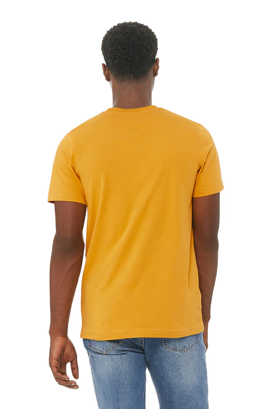 Bella Canvas 3001 Adult Round Neck - Mustard - Image 3