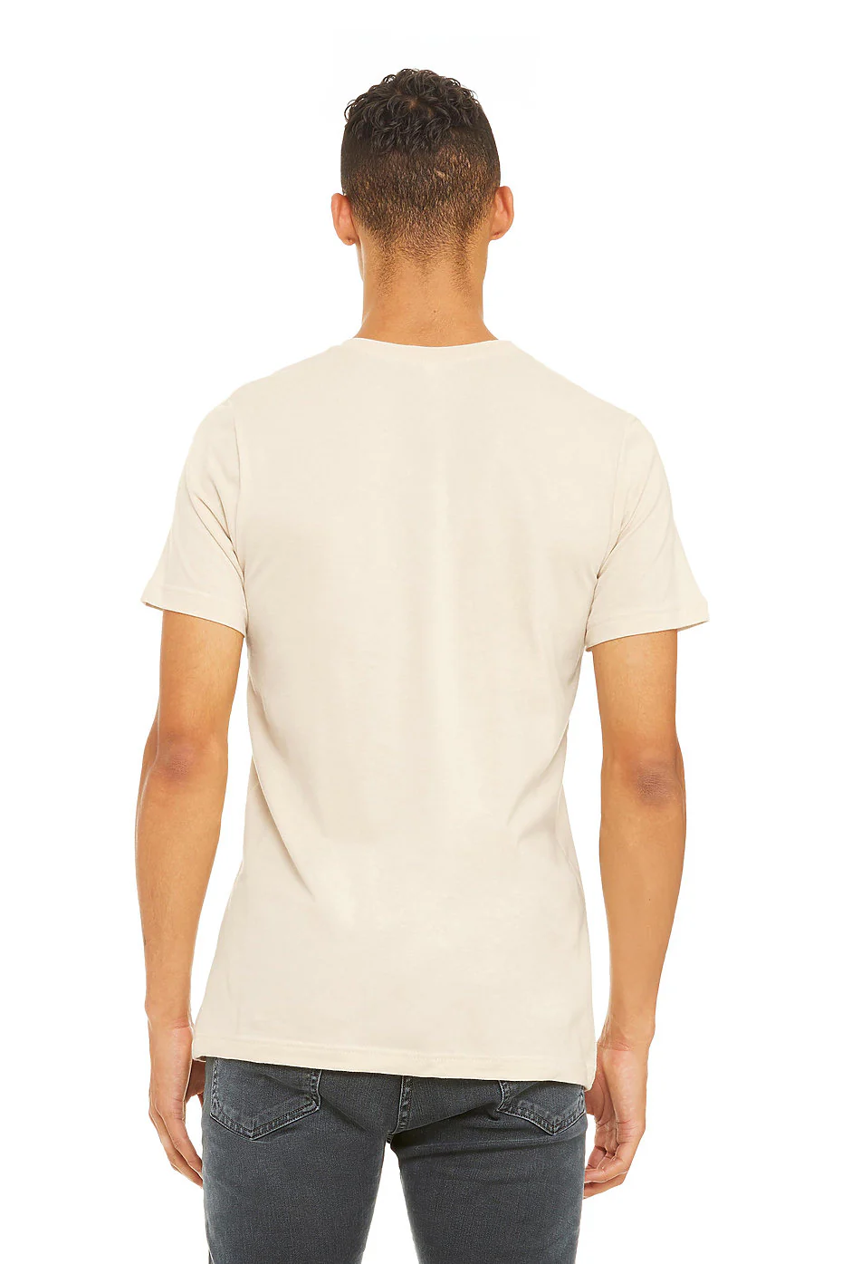 Bella Canvas 3001 Adult Round Neck - Natural - Image 3