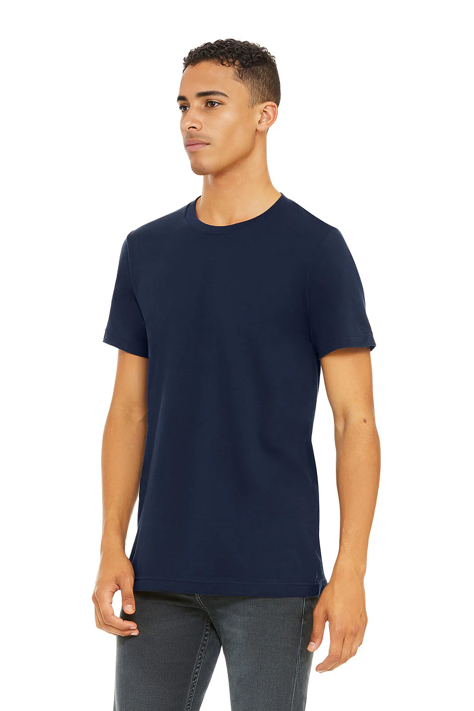 Bella Canvas 3001 Adult Round Neck - Navy - Image 2