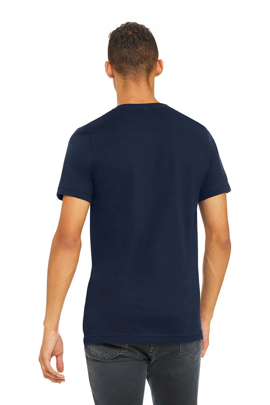 Bella Canvas 3001 Adult Round Neck - Navy - Image 3