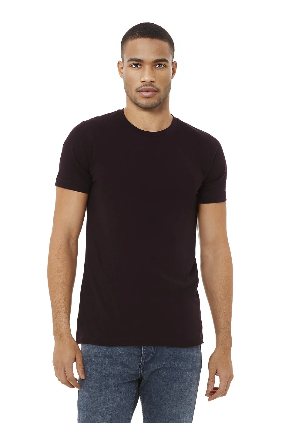 Bella Canvas 3001 Adult Round Neck - Oxblood Black