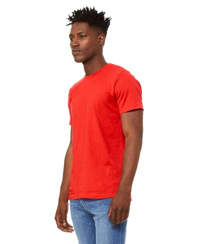 Bella Canvas 3001 Adult Round Neck - Poppy - Image 2