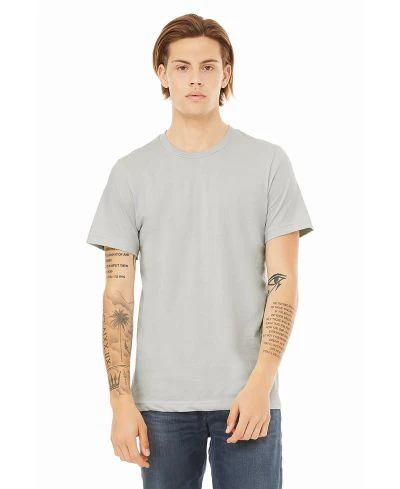 Bella Canvas 3001 Adult Round Neck - Silver