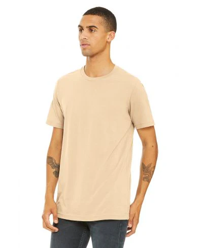Bella Canvas 3001 Adult Round Neck - Soft Cream - Image 2