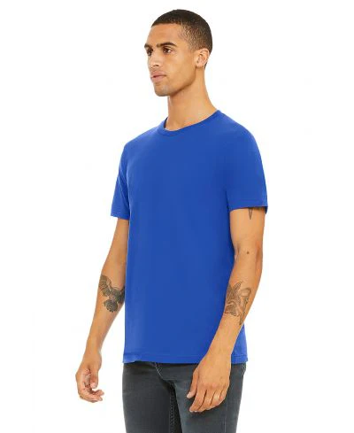 Bella Canvas 3001 Adult Round Neck - True Royal - Image 2