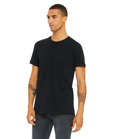 Bella Canvas 3001 Adult Round Neck - Vintage Black - Image 2