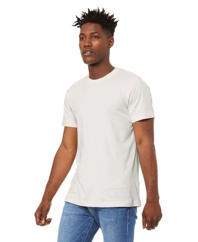 Bella Canvas 3001 Adult Round Neck - Vintage White - Image 2