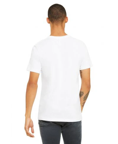 Bella Canvas 3001 Adult Round Neck - White - Image 3