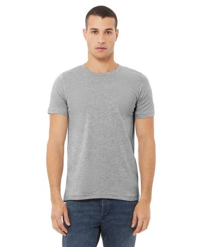 Bella Canvas 3001CVC Heather Round Neck - Athletic HTR - Image 2