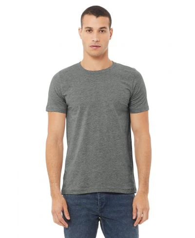 Bella Canvas 3001CVC Heather Round Neck - Deep Heather