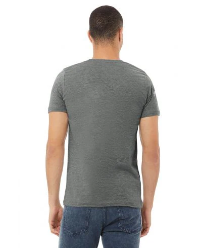 Bella Canvas 3001CVC Heather Round Neck - Deep Heather - Image 3