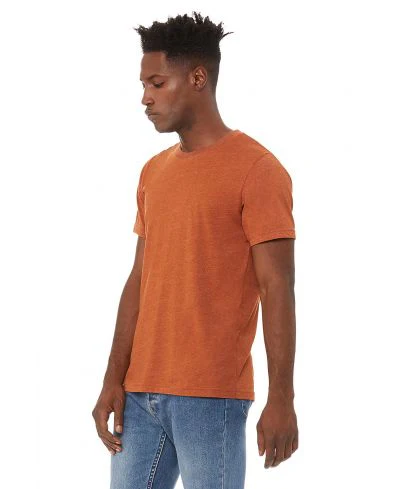 Bella Canvas 3001CVC Heather Round Neck - HTR Autumn - Image 2