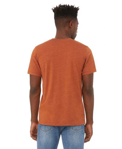 Bella Canvas 3001CVC Heather Round Neck - HTR Autumn - Image 3