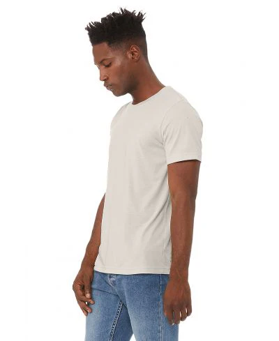 Bella Canvas 3001CVC Heather Round Neck - HTR Dust - Image 2