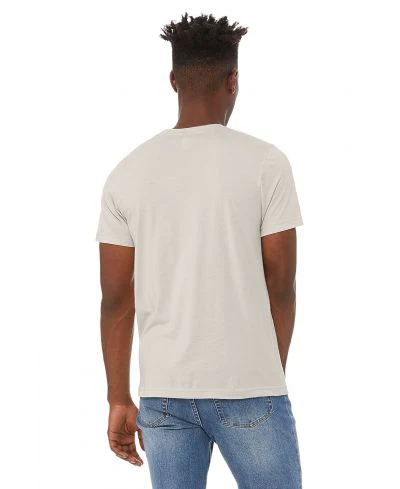 Bella Canvas 3001CVC Heather Round Neck - HTR Dust - Image 3