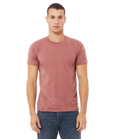 Bella Canvas 3001CVC Heather Round Neck - HTR Mauve