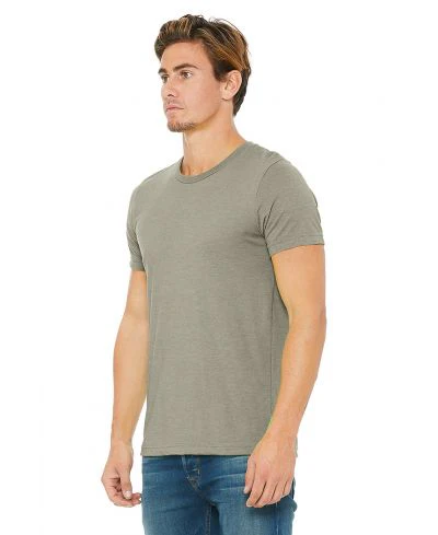 Bella Canvas 3001CVC Heather Round Neck - HTR Stone - Image 2