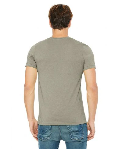 Bella Canvas 3001CVC Heather Round Neck - HTR Stone - Image 3