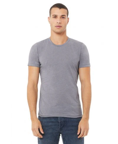 Bella Canvas 3001CVC Heather Round Neck - HTR Storm