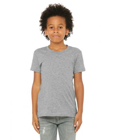 Bella Canvas 3001Y CVC Youth Heather Tee - Athletic HTR