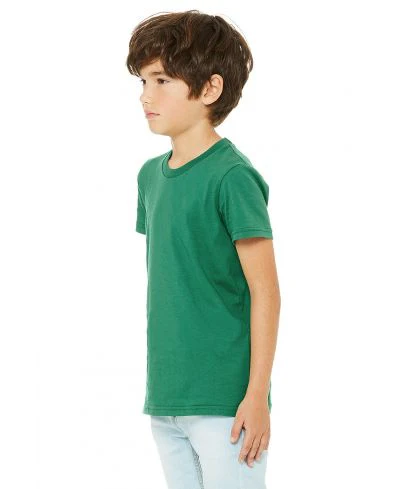 Bella Canvas 3001Y Youth Short Sleeve - Kelly - Image 2