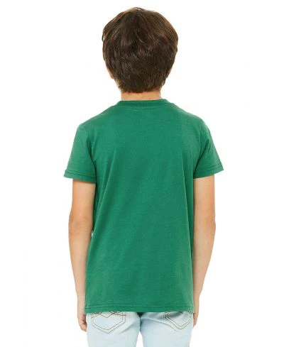 Bella Canvas 3001Y Youth Short Sleeve - Kelly - Image 3