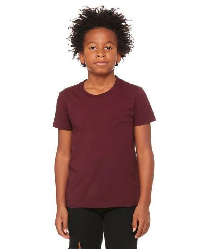 Bella Canvas 3001Y Youth Short Sleeve - Maroon