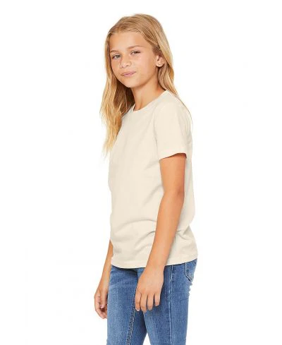 Bella Canvas 3001Y Youth Short Sleeve - Natural - Image 2