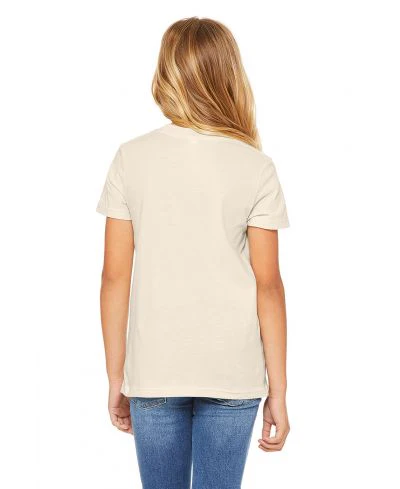 Bella Canvas 3001Y Youth Short Sleeve - Natural - Image 3