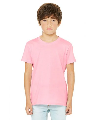 Bella Canvas 3001Y Youth Short Sleeve - Pink