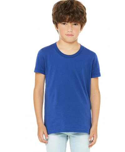 Bella Canvas 3001Y Youth Short Sleeve - True Royal - Image 2