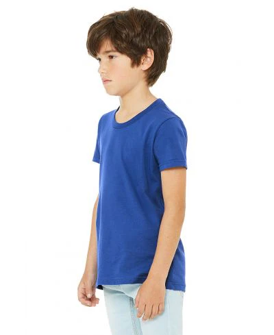 Bella Canvas 3001Y Youth Short Sleeve - True Royal - Image 3